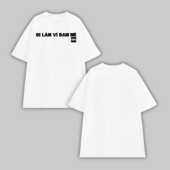 Áo In Chữ Trắng Đen